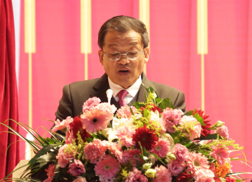 彩神官方端网页版第一届党委班子选举大会---张爱民同志作党委工作报告